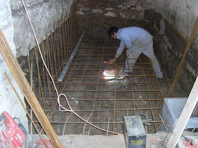 costruzione di una sottofondazione costruzione di una sottofondazione