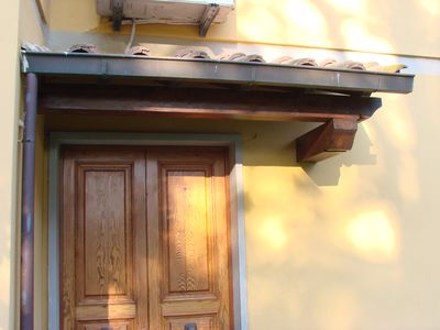 particolare dell travi della tettoia particolare dell travi della tettoia